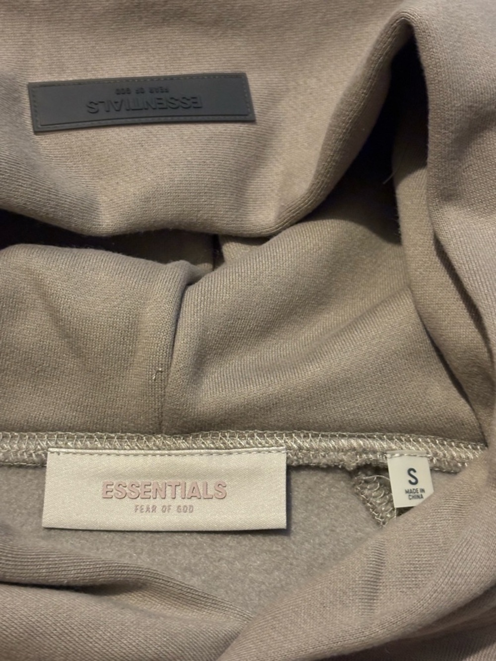 Desert Taupe Essentials Hoodie - Picture 3 of 7